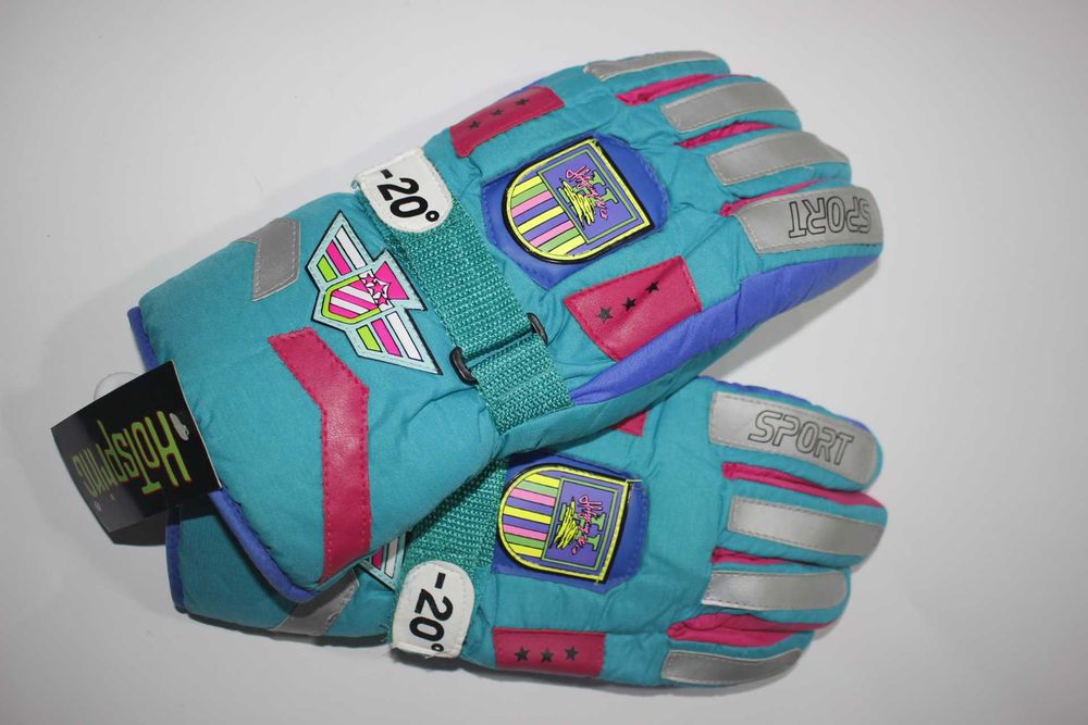 Luvas Ski - M / L - Vintage Retro - Novas - Neve Snow