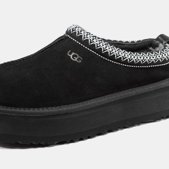 Уггі UGG Tasman Platform All Black Luxe угги осінні/зимові з хутром