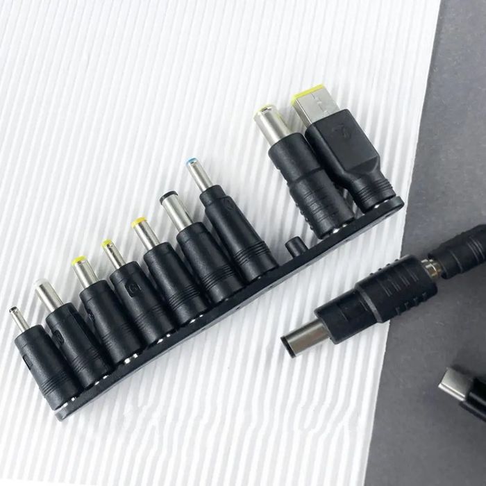 Кабель живлення для ноутбука та роутера + 10 перехідників, 65W, USB Ty