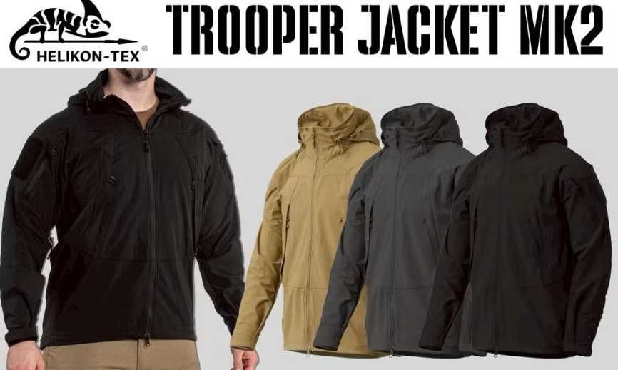 ‼️HELIKON-TEX TROOPER MK2 StormStretch куртка вітрівка плащівка лайт‼️
