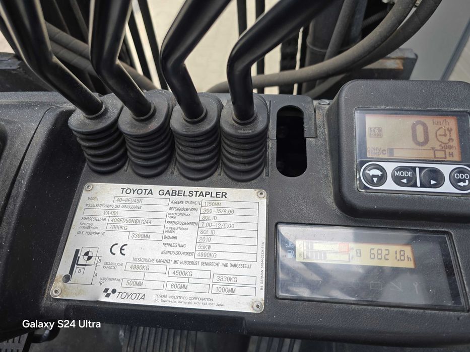 Wózek widłowy Toyota 8FD50