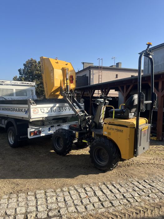 Usługi minikoparka  wozidlo wywrotka