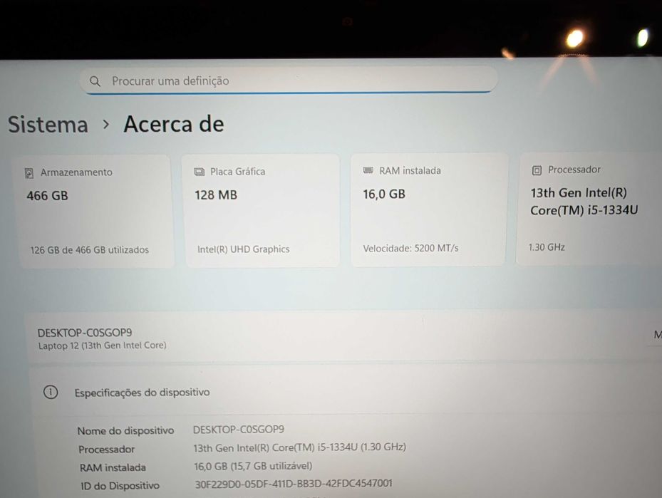 Portátil Framework 12