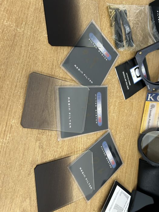 Kit Profissional Hitech 85mm – Holder + Filtro ND 10 Stops + CPL + Filtros Graduados