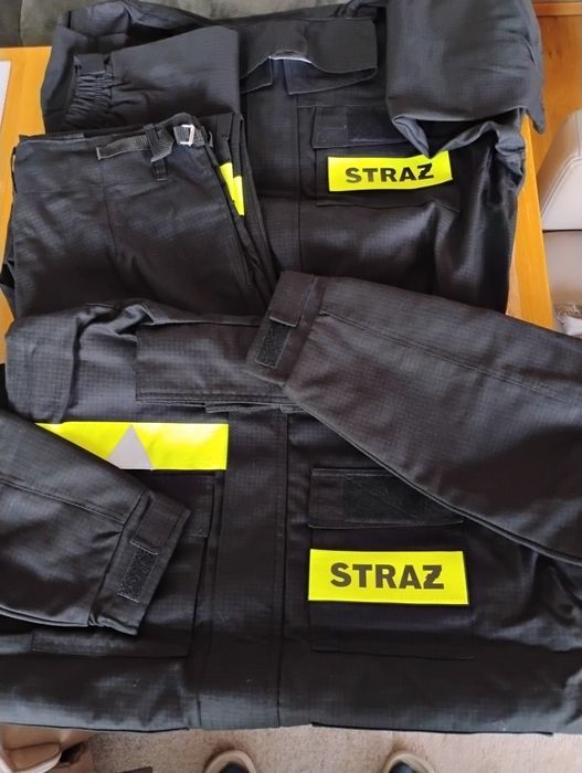Ubranie strażackie koszarowe 3-czesciowe NOWE róż. B2