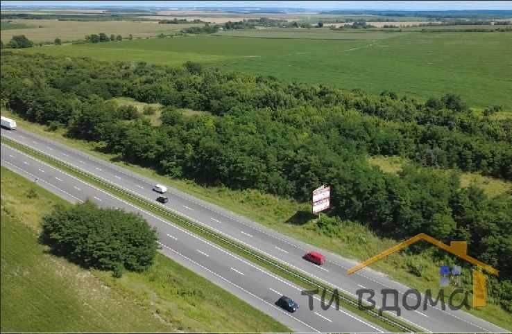 Фасадна до траси ділянка. 1.6 га. Велика Омеляна - Грушвиця