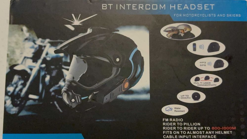 Capacete + Blusão + Luvas + Intercomunicador Mota