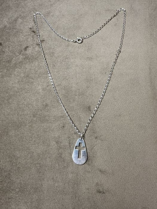 Fio / colar com medalha Cruz em prata