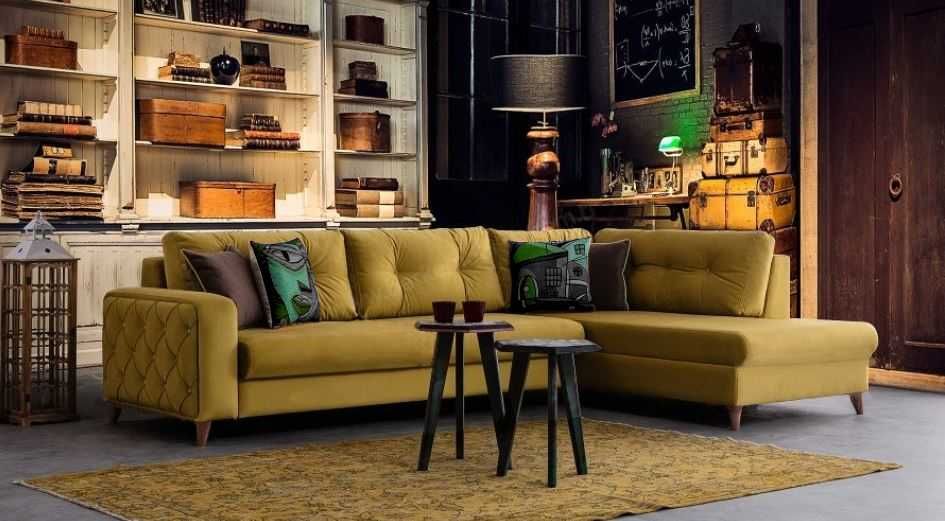 Narożnik Kanapa MALIBU z funkcją spania i pojemnikiem PRODUCENT NOWOŚĆ