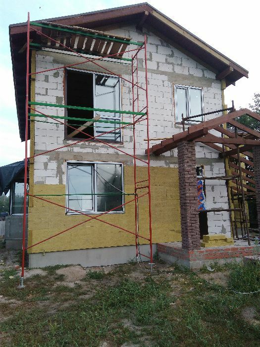 Утеплення фасадів будинків, квартир (1-2 пов)