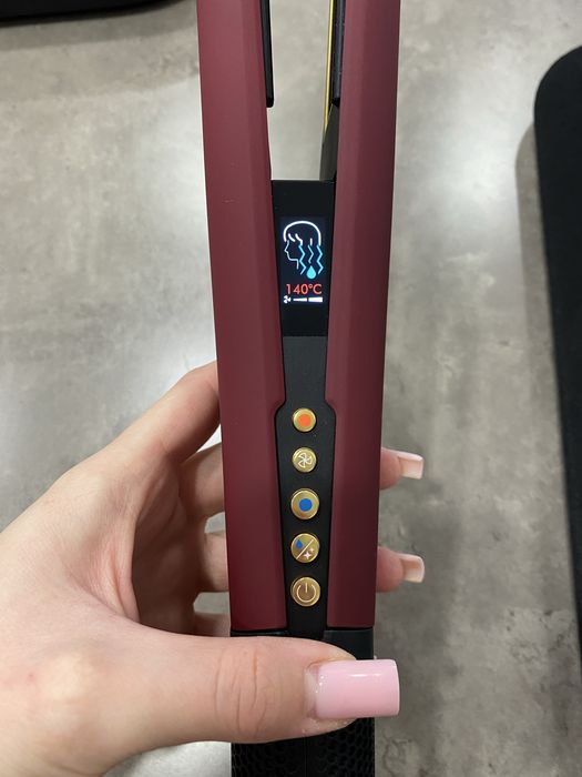 Dyson Airstrait Red Velvet/Gold