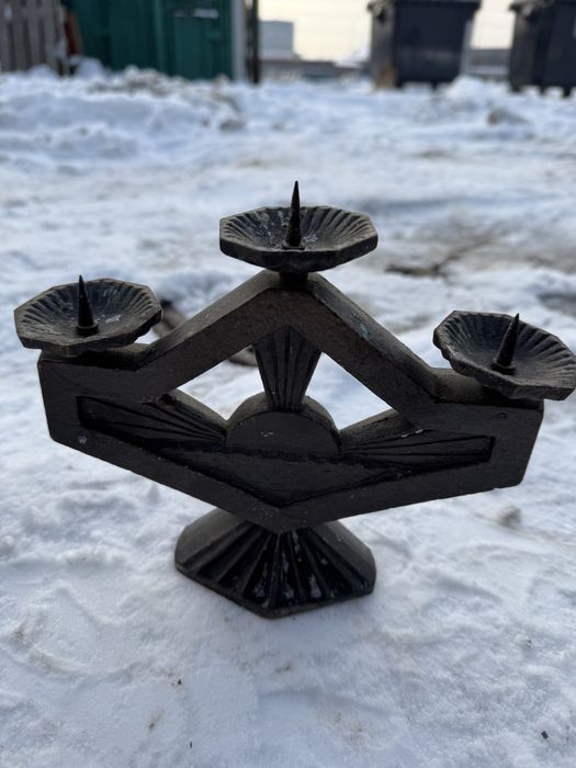 Подсвечник алюминиевый