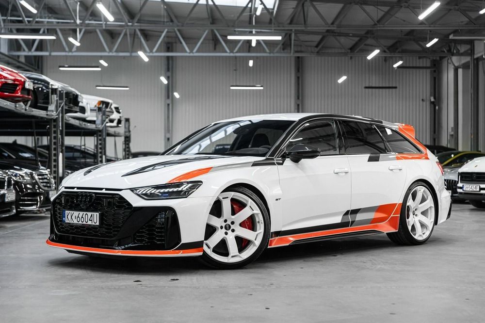 Audi RS6 Avant GT 1 z 660. Gwarancja 10.2028. Specyfikacja 1.193.120 zł.