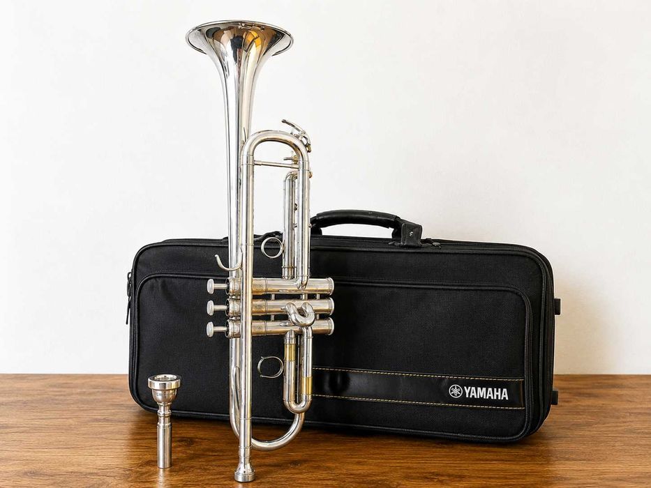 Trompete Yamaha YTR-4335G Prateado | Estojo Original + Bocal Denis Wick 3C | Excelente Estado