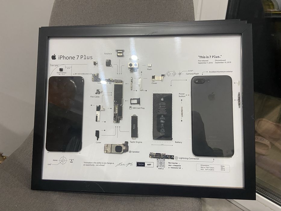 Картина из 7+ айфона (Iphone 7+)