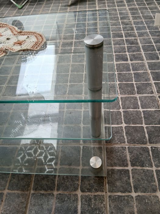 Móvel de sala  em vidro