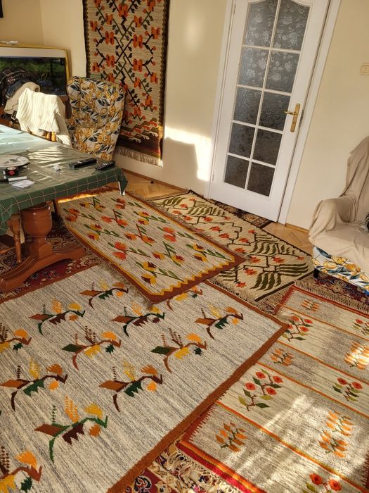 R.Orszulski,Duże piękne Cepelia kilim gobelin/inne,kolekcja Wysylka