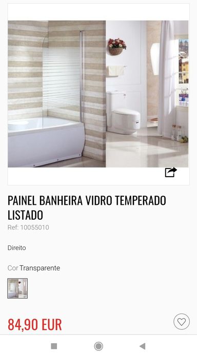 Painel de banheira