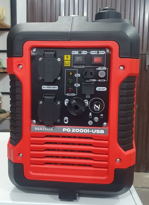 Генератор інверторний Matrix PG 2000i-USB НІМЕЧЧИНА