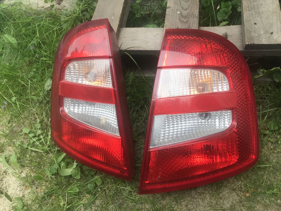 2 x lampa tył lewa prawa skoda fabia 1 hatchback sedan kombi lift