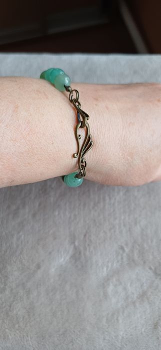 Браслет,нефріт,натуральний камінь