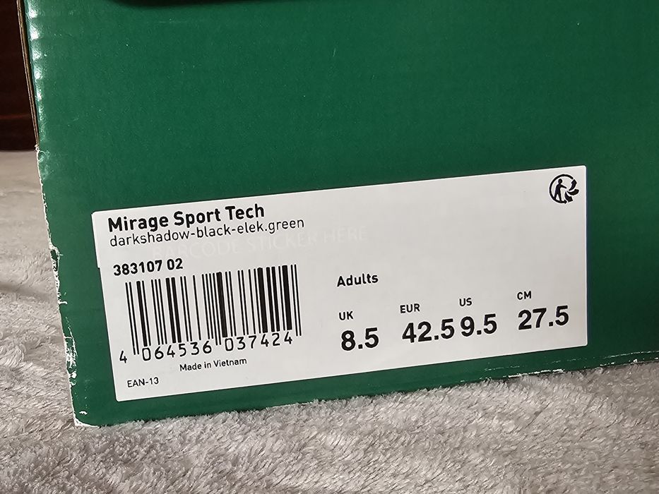 Tênis Puma pouco usado, com caixa original.
