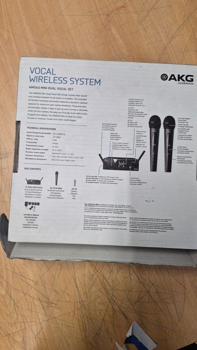AKG WMS40 Mini Dual Vocal Set – Sistema de Microfones Sem Fios