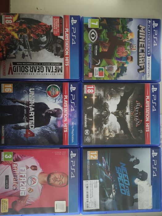 Vendo jogos ps4 a preços variados