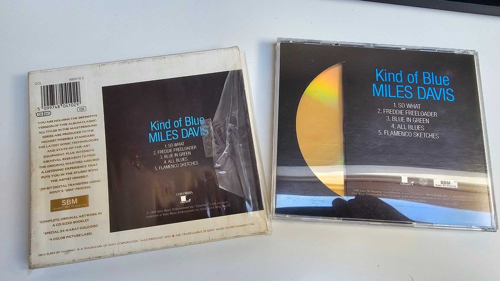 Miles Davis Kind Of Blue - kolekcjonerski Gold Mastersound 	[Columbia – COL 480410 2]