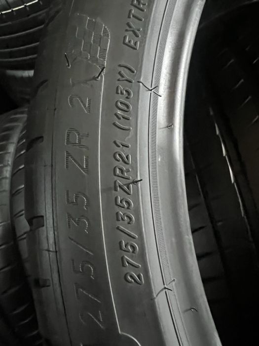 275/35/21+255/35/21 R21 Michelin Pilot Sport 4S Tesla 4шт нові