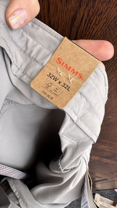 Легкі літні штани Simms Superlight Pant Cinder брюки