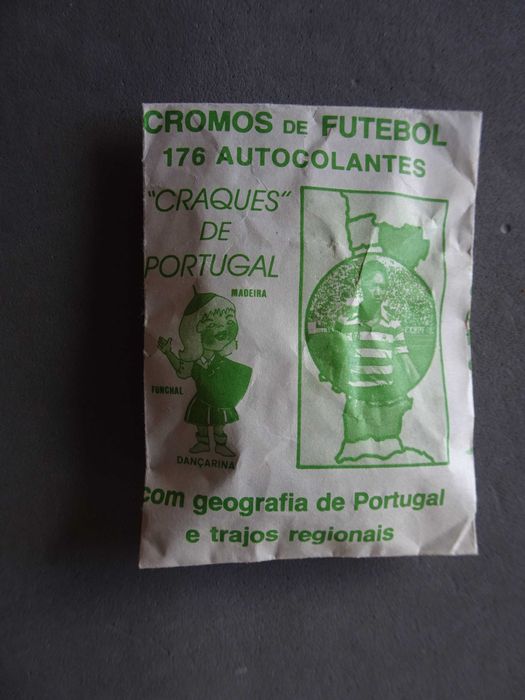 Carteira de cromos fechada Futebol Craques de Portugal