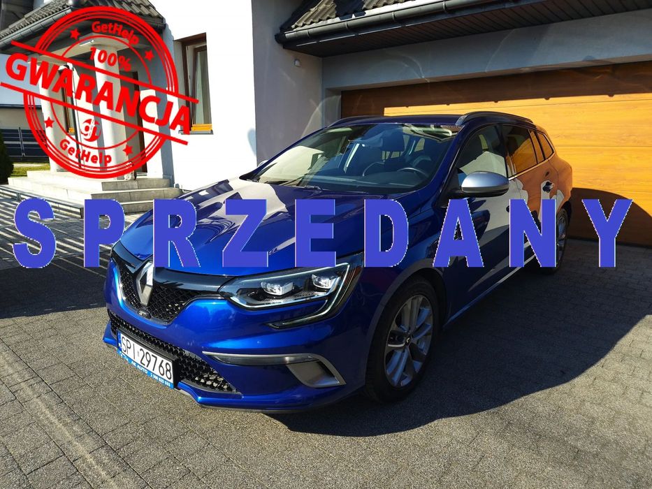 Renault Megane GT Line Full LED Nawigacja Android/ Apple Pół skóra Czujniki Gwarancja
