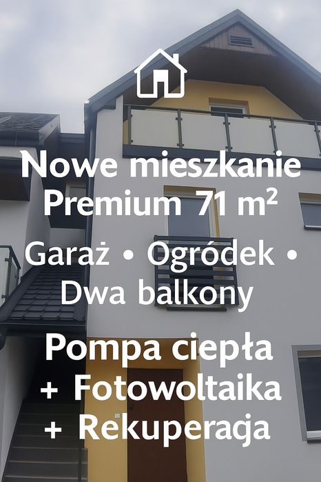 Nowe dwupoziomowe mieszkanie GŁADŻIE i MALOWANIE ŚCIAN  GRATIS  !!!