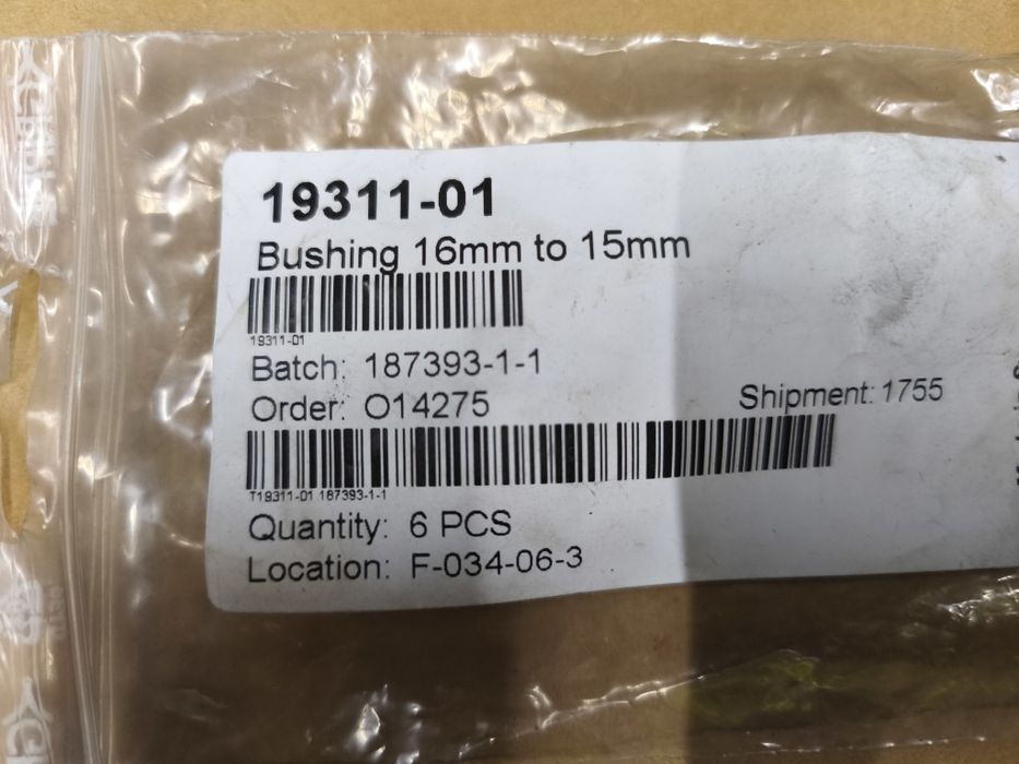 Öhlins tuleja redukcyjna 16>15