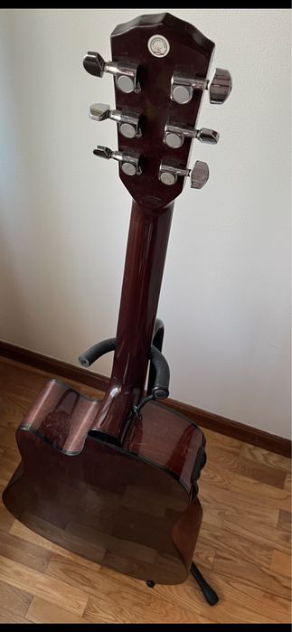 Guitarra Electroacústica Fender DG-5 SBST + Suporte