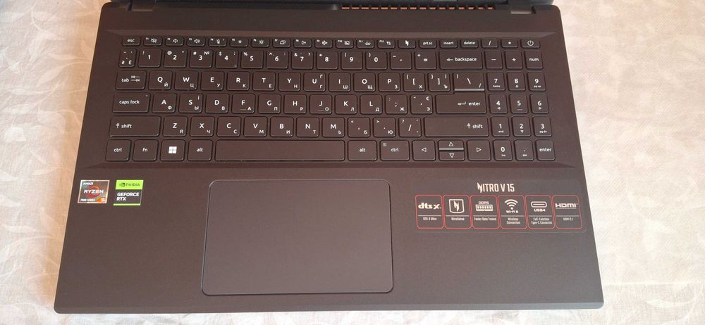 Acer Nitro V 15 с RTX 4050 6GB/Ryzen 5 7535HS/16GB/512GB