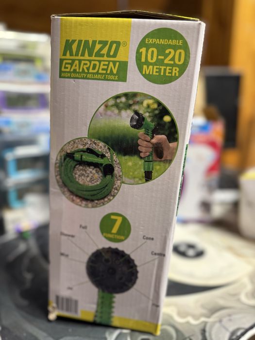 Kinzo WĄŻ OGRODOWY do podlewania, rozciągliwy
