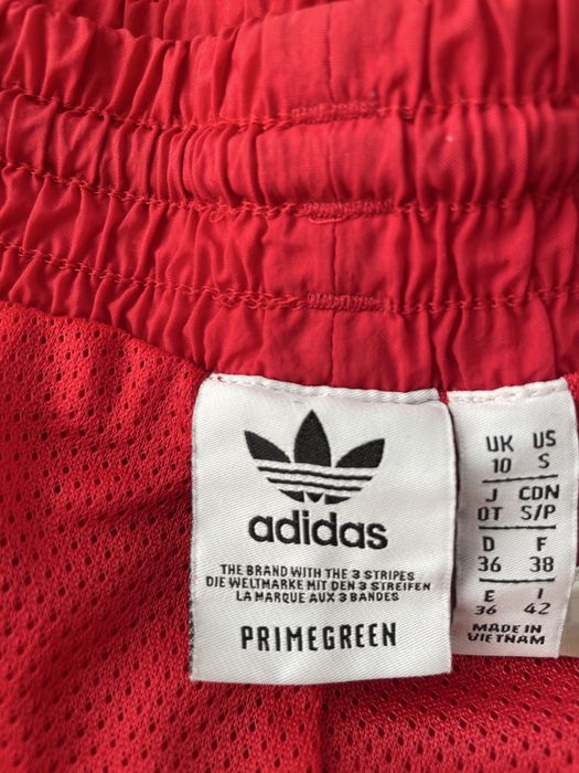 Czerwone spodnie Adidas Originals 90s