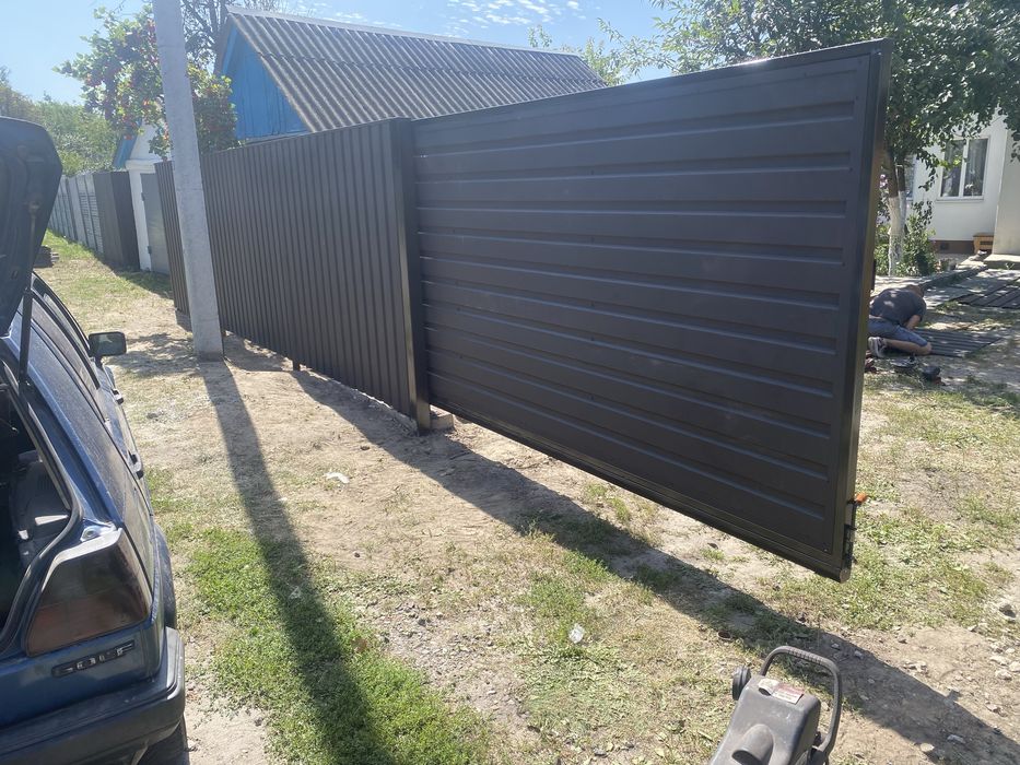 Забори під ключ ворота відкатні