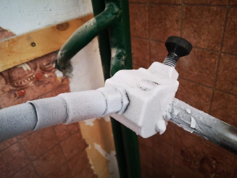 Usługi zamrażania rur