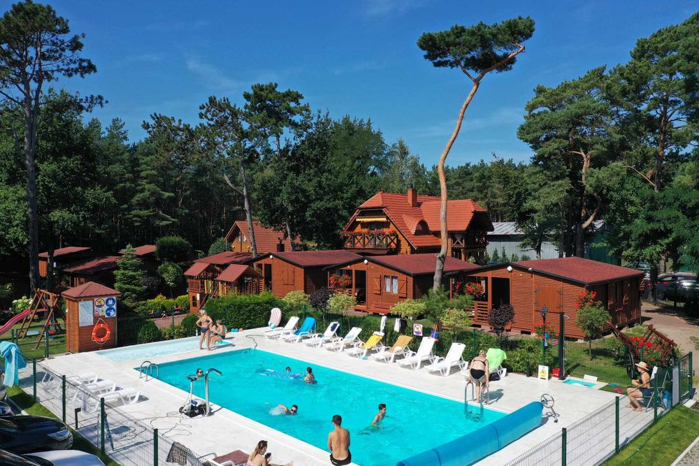Domki Mielno 50 metrów do plazy , basen , sauna, jacuzzi