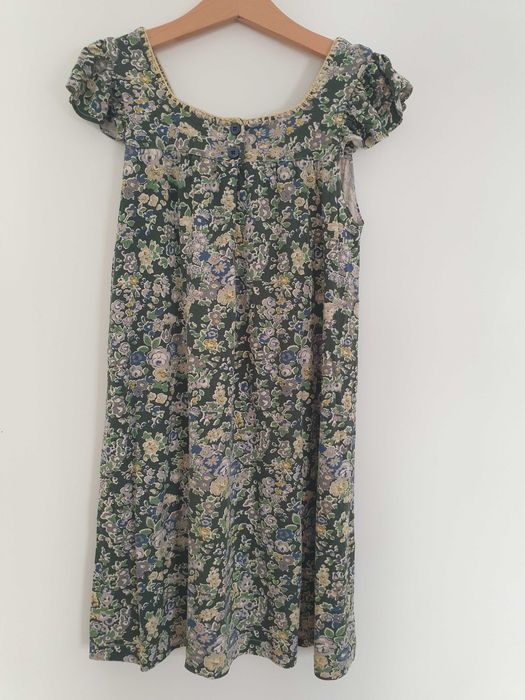 Vestido de verão florido (6 anos)