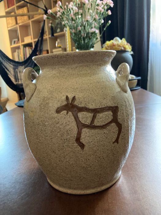 Wazon, ceramika, flakon, pojemnik, rustykalny