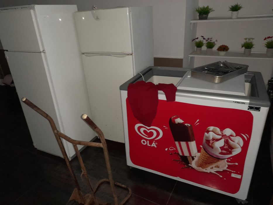 Vendo 2 frigoríficos e 1 arca