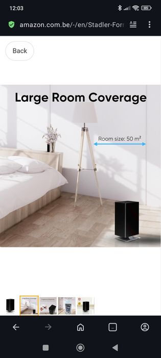 Purificador ar Stadler Form