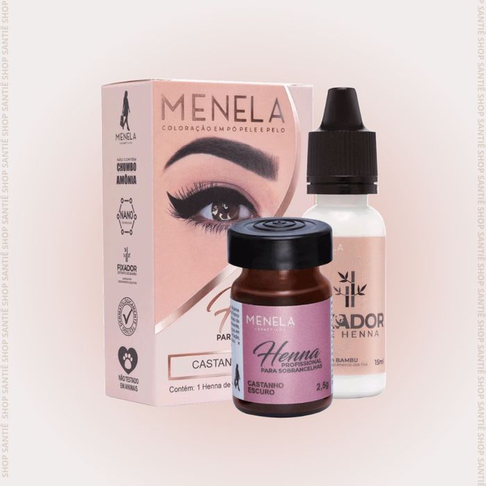 Henna de sobrancelhas MENELA + FIXADOR