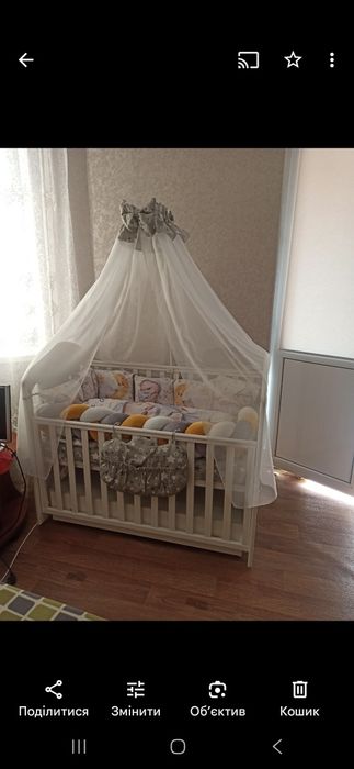 Комплект у дитяче ліжечко – стан нового!