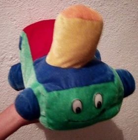 Conjunto de oito peluches.