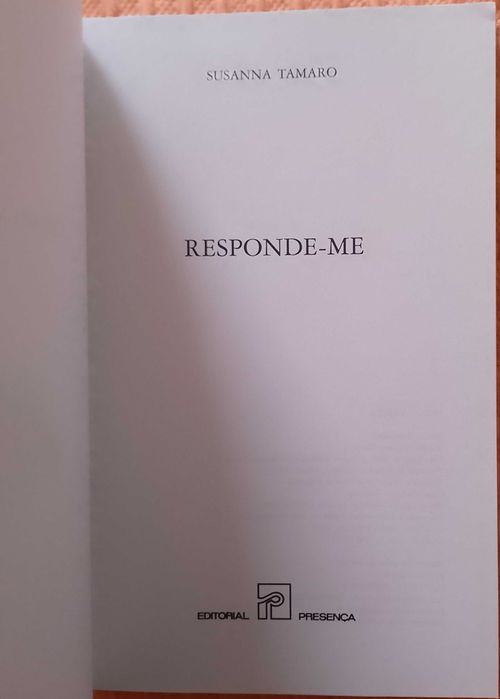 Responde-me, Susanna Tamaro